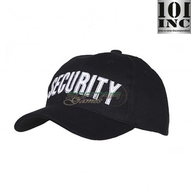 Baseball Cap Security Black 101 Inc (inc-215151-217-bk)