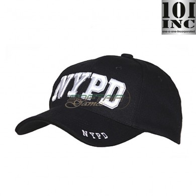 Baseball Cap Nypd Black 101 Inc (inc-215151-247-bk)