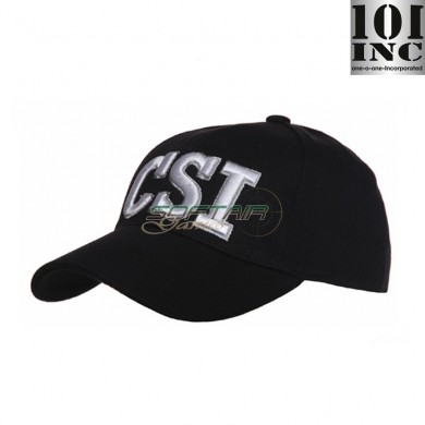 Baseball Cap Csi Black 101 Inc (inc-215151-221-bk)
