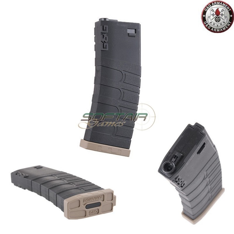 Standard Magazine M4 120bb Black & Tan G&g (gg-08101.2)