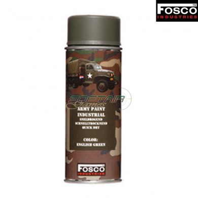 Spray Army Paint English Green Fosco Industries (fo-469312-eg)