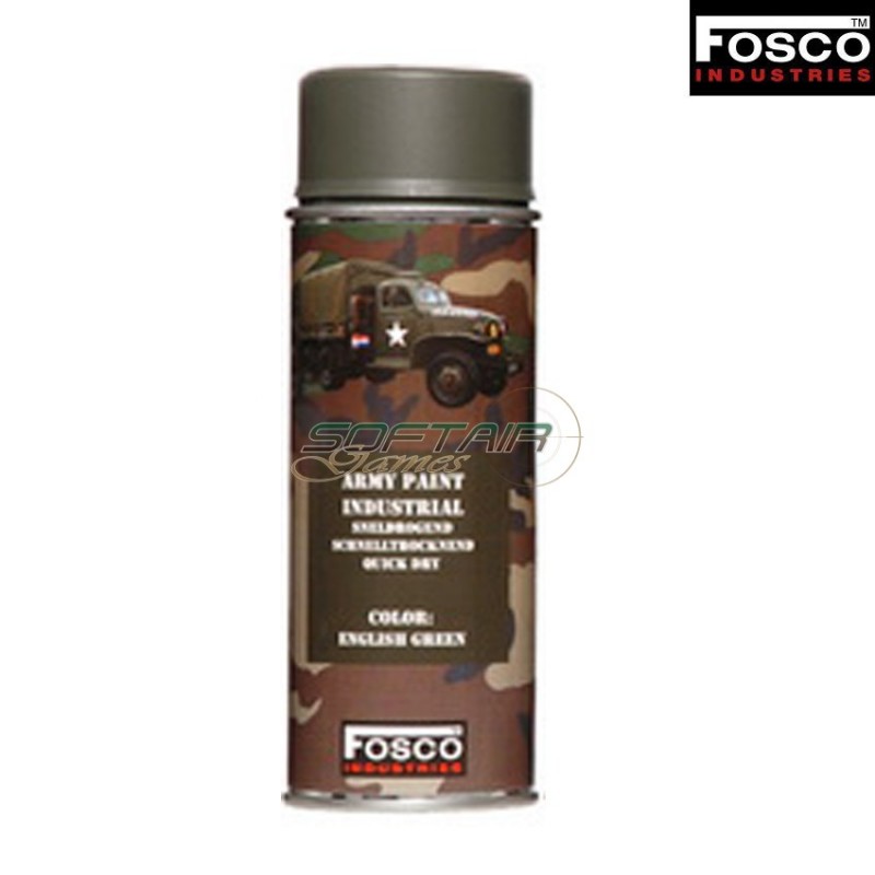 Spray Army Paint English Green Fosco Industries (fo-469312-eg) Spray Army Paint English Green Fosco Industries (fo-469312-eg)