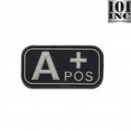 Patch 3d Pvc Gruppo Sanguigno A+ Black 101 Inc (inc-11177)