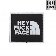 Patch 3d Pvc Hey Fuck Face Black 101 Inc (inc-444100-3562)