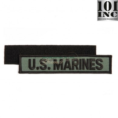Embroidered Patch Us Marines Green/black 101 Inc (inc-442315-3214)