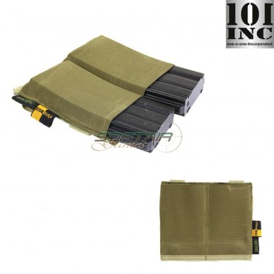 Double Elastic Magazines Pouch Coyote 101 Inc (359951-ct)