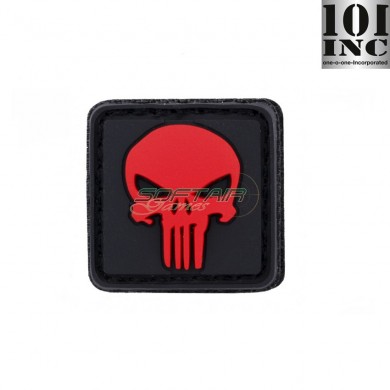 Patch 3d Pvc Punisher Red 101 Inc (inc-12025)