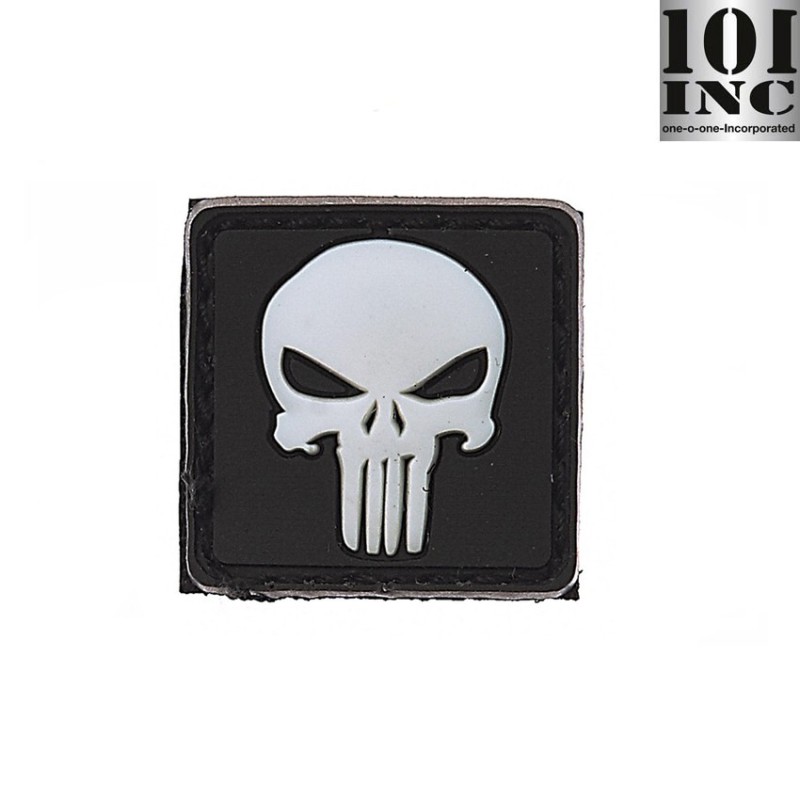 Patch 3d Pvc Punisher White 101 Inc (inc-12026)