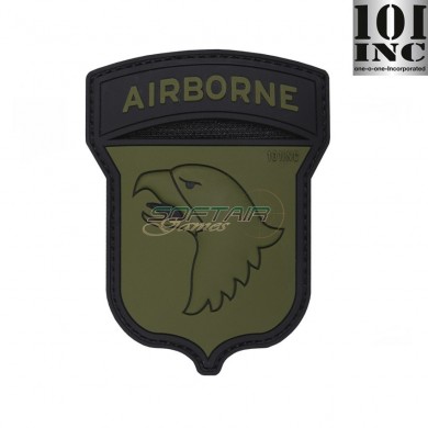 Patch 3d Pvc 101st Airborne Green 101 Inc (inc-444130-5099)
