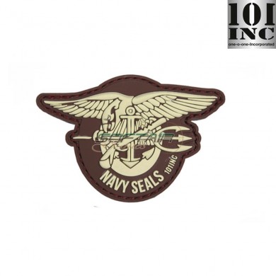 Patch 3d Pvc Navy Seals Brown 101 Inc (inc-444130-5078)