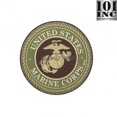 Patch 3d Pvc United States Marine Corps Brown 101 Inc (inc-444130-5192)