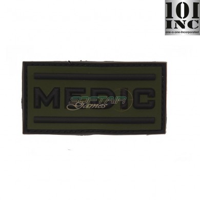 Patch 3d Pvc Medic Green 101 Inc (inc-444100-3548-gr)