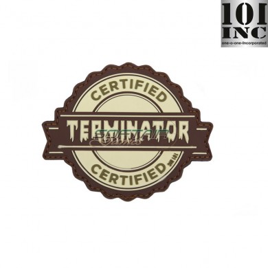 Patch 3d Pvc Terminator Coyote 101 Inc (inc-444100-5194)