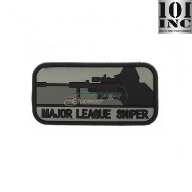 Patch 3d Pvc Major League Sniper Dark 101 Inc (inc-444110-3551)
