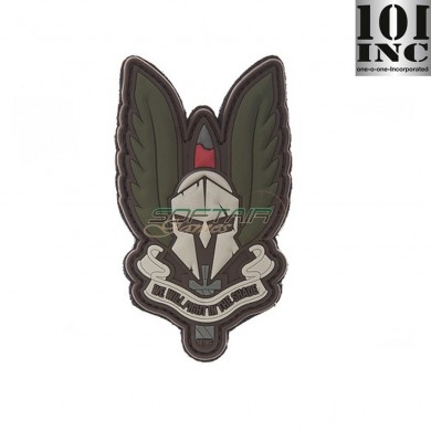 Patch 3d Pvc Spartan Grey/green 101 Inc (inc-444130-3822)