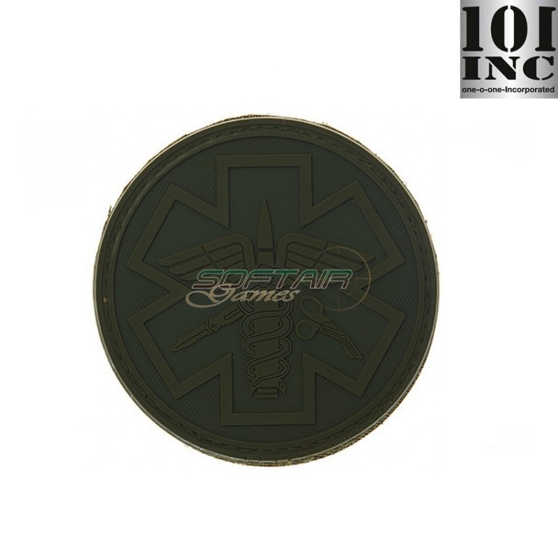 Patch 3d Pvc Para Medic Green 101 Inc (inc-444150-3725)