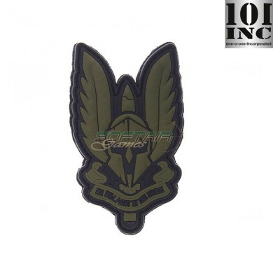 Patch 3d Pvc Spartan Green 101 Inc (inc-444150-3821)