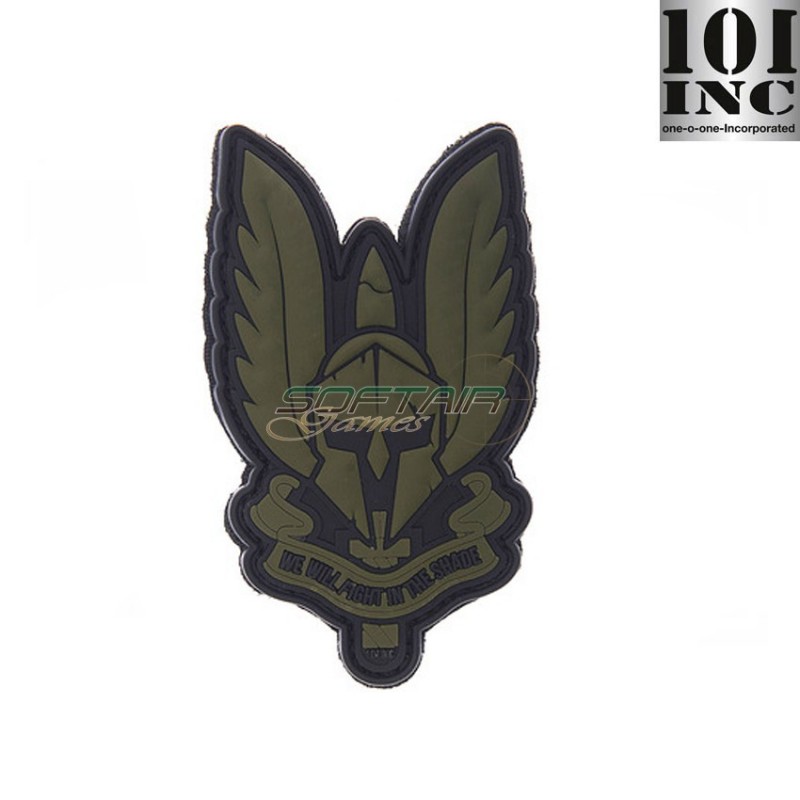 Patch 3d Pvc Spartan Green 101 Inc (inc-444130-3821) - Softair Games ...