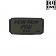 Patch 3d Pvc Pew Pew Pew Green/black 101 Inc (inc-10084) Patch 3d Pvc Pew Pew Pew Green/black 101 Inc (inc-10084)