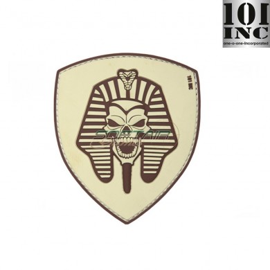 Patch 3d Pvc Pharaoh Skull Sand 101 Inc (inc-444130-5123)