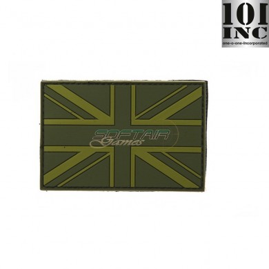 Patch 3d Pvc United Kingdom Subdued Green 101 Inc (inc-444110-3554)