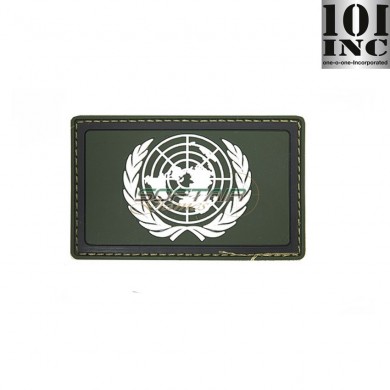 Patch 3d Pvc Nazioni Unite Green 101 Inc (inc-16090)