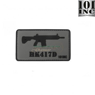 Patch 3d Pvc Hk417 Grey 101 Inc (inc-444130-3761)