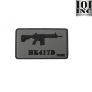 Patch 3d Pvc Hk417 Grey 101 Inc (inc-444130-3761)