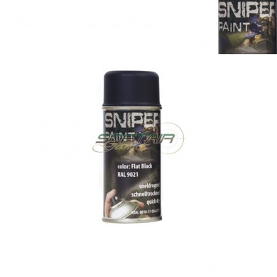 Army Spray 150ml Black Sniper Paint (sp-469313-bk)