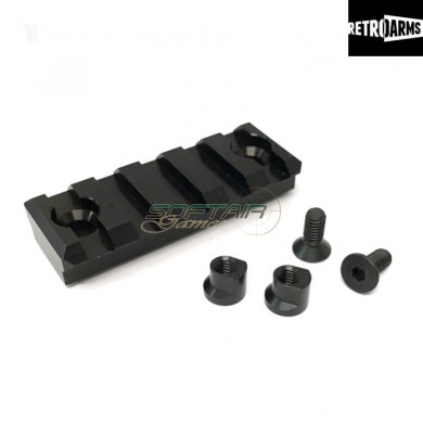 Keymod Rail Cnc 55mm Black Retroarms (ra-6689)