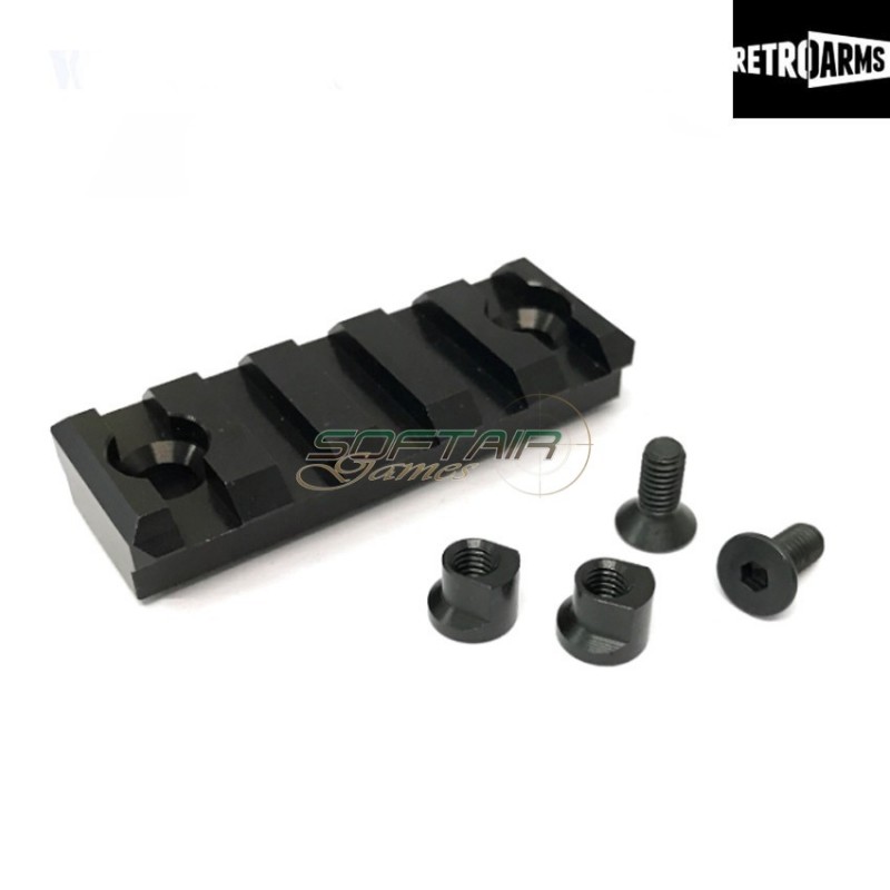 Keymod Rail Cnc 55mm Black Retroarms (ra-6689) Keymod Rail Cnc 55mm Black Retroarms (ra-6689)