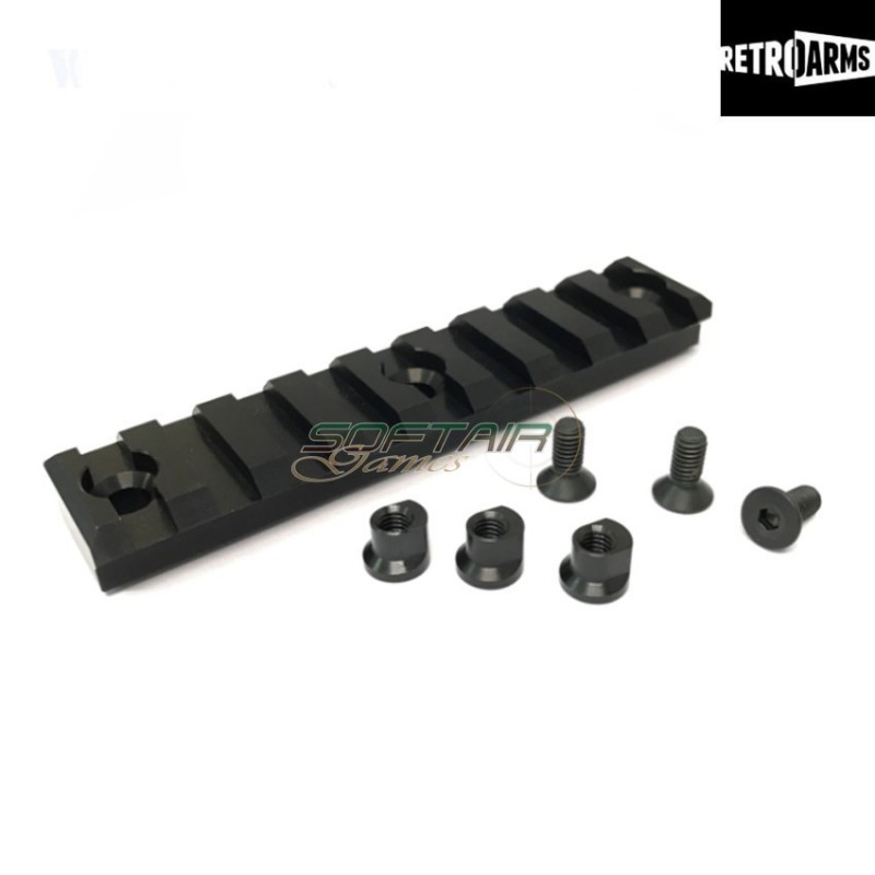 Keymod Rail Cnc 95mm Black Retroarms (ra-6690) Keymod Rail Cnc 95mm Black Retroarms (ra-6690)