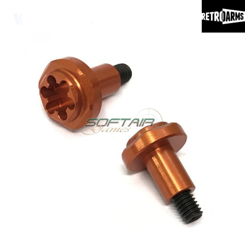 Cnc Screw Orange For Ak-a Fire Selector Retroarms (ra-6852)