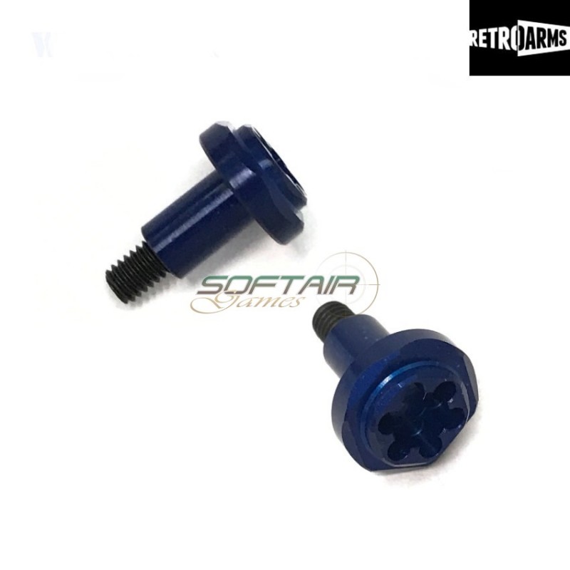Vite Cnc Blue Per Selettore Ak-a Retroarms (ra-6850)