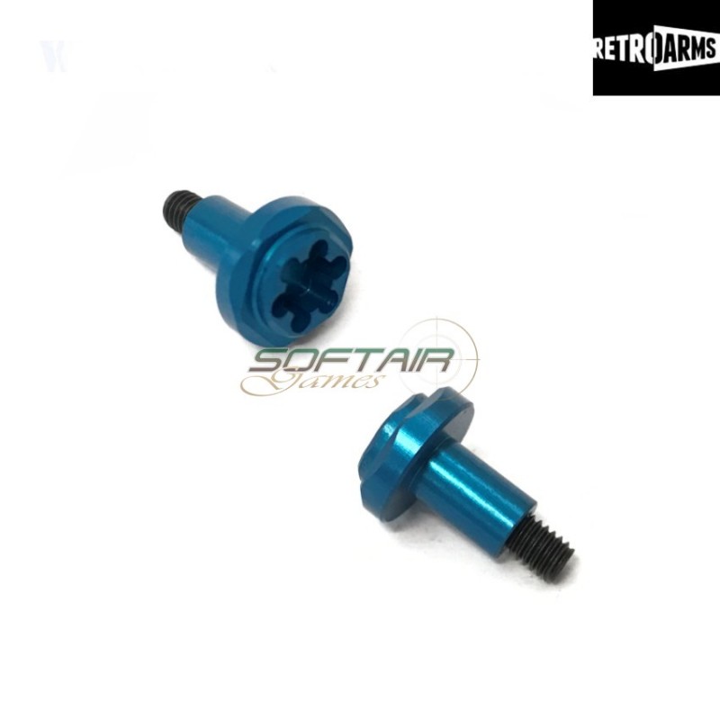 Cnc Screw Light Blue For Ak-a Fire Selector Retroarms (ra-6851)