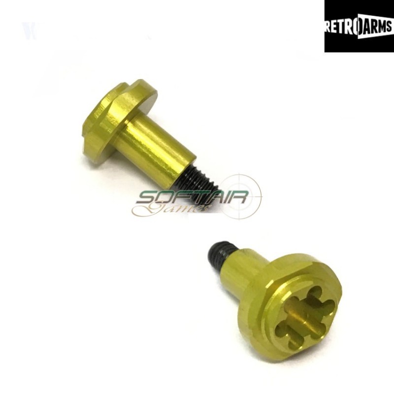 Vite Cnc Yellow Per Selettore Ak-a Retroarms (ra-6849)