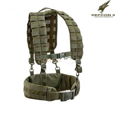 Load Bearing Belt With Harness Olive Drab Defcon 5 (d5-2029-od)