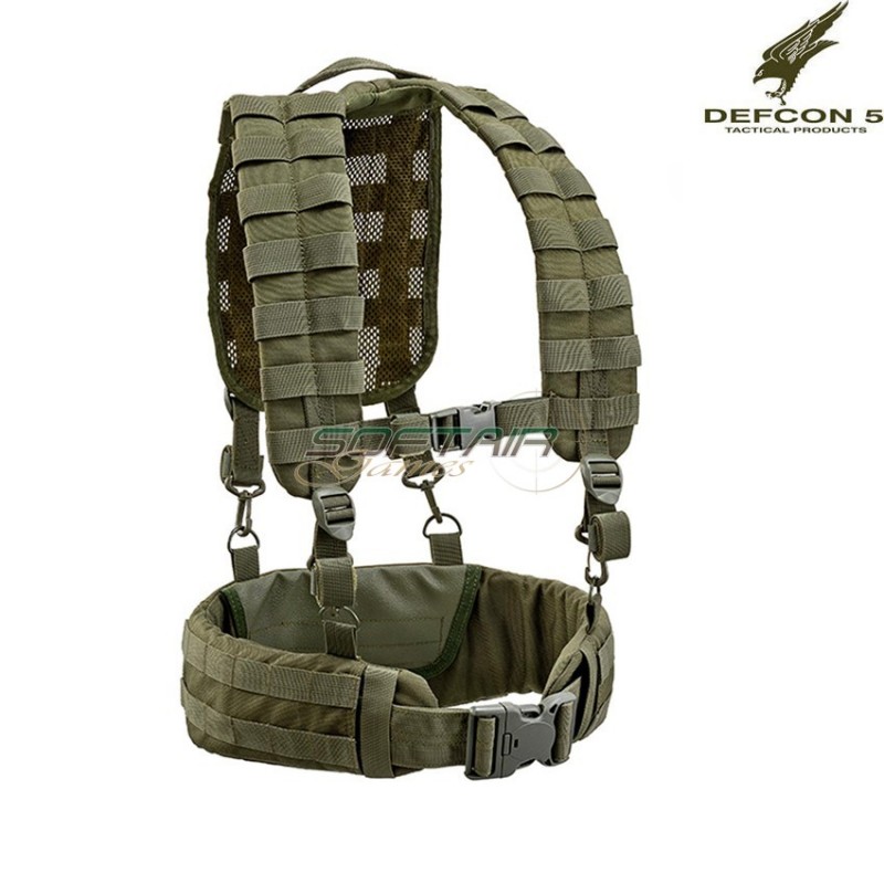 Load Bearing Belt With Harness Olive Drab Defcon D Od