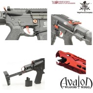 Fucile Elettrico Avalon Leopard Keymod Cqb Red Vfc (av1-m4lopsrd01)