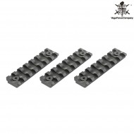 Keymod Rail Section 3 Pezzi Da 7 Slot Black Vfc (vf9-mwskmbk03) Keymod Rail Section 3 Pezzi Da 7 Slot Black Vfc (vf9-mwskmbk03)
