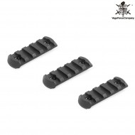 LC Rail Section 3 Pezzi Da 5 Slot Black Vfc (vf9-mwsmlbk02)
