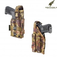 Fondina Universale Ambidestra Sistema Molle Vegetato Italiano Defcon 5 (d5-gs05-vi)