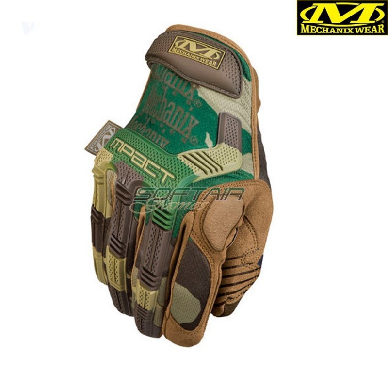 Guanti M-pact Camo Woodland Mechanix (mx-mpt-77-cw)