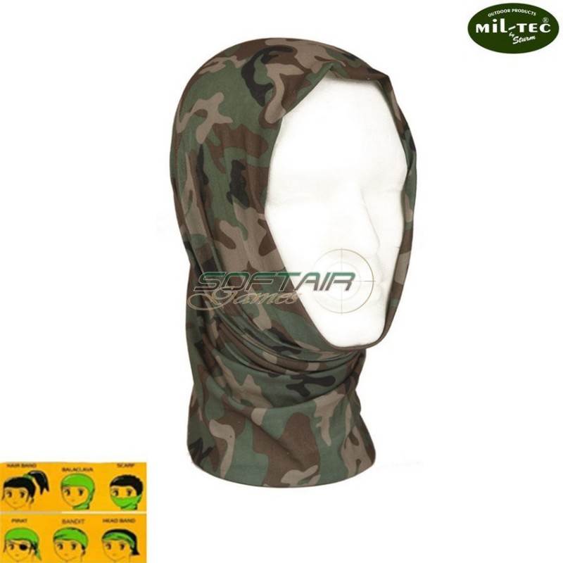 Fascia Multiuso Woodland Mil-tec (12216020)