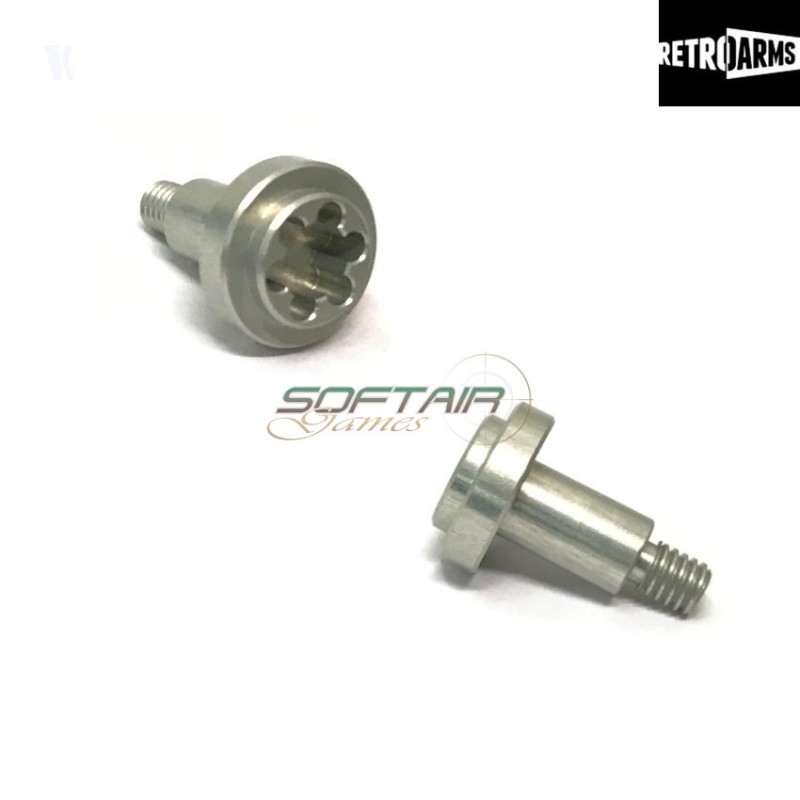 Vite Cnc Silver Per Selettore Ak-a Retroarms (ra-6485)
