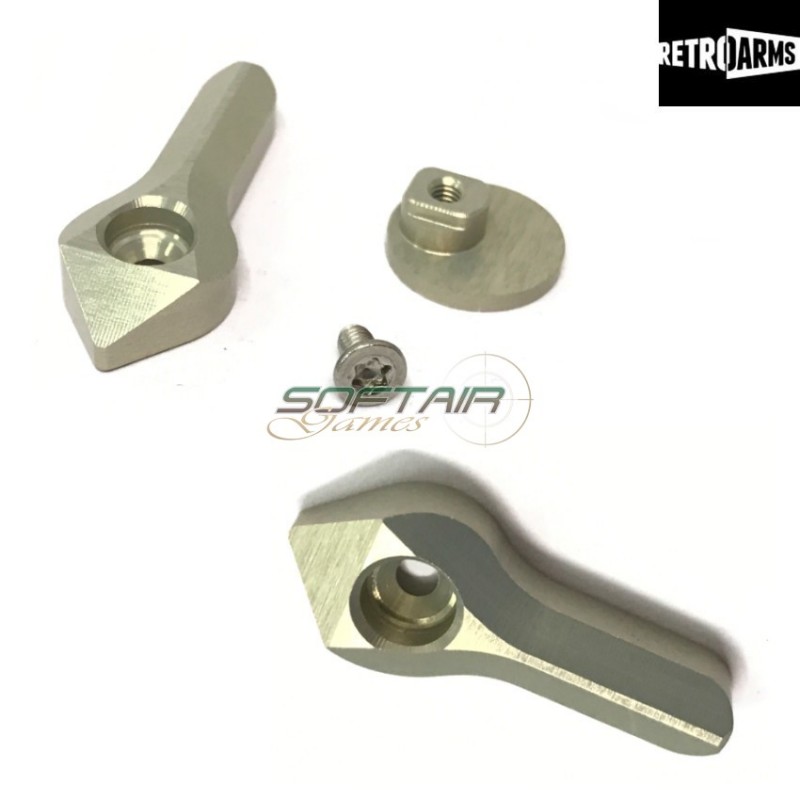 Fire Selector Cnc M4-c Silver Retroarms (ra-6853)