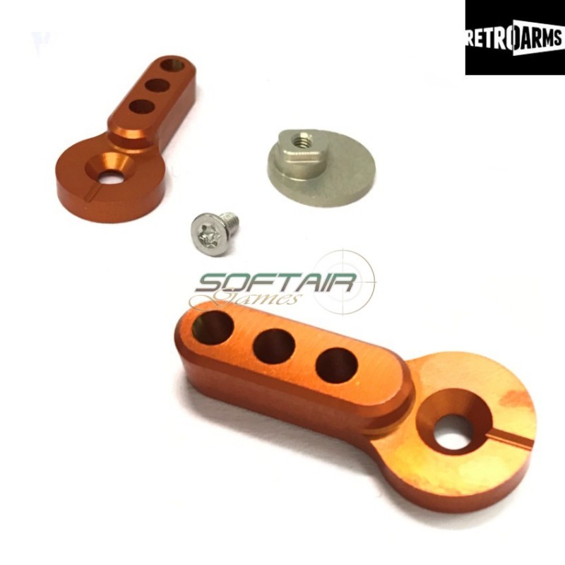 Fire Selector Cnc M4-a Orange Retroarms (ra-6846)