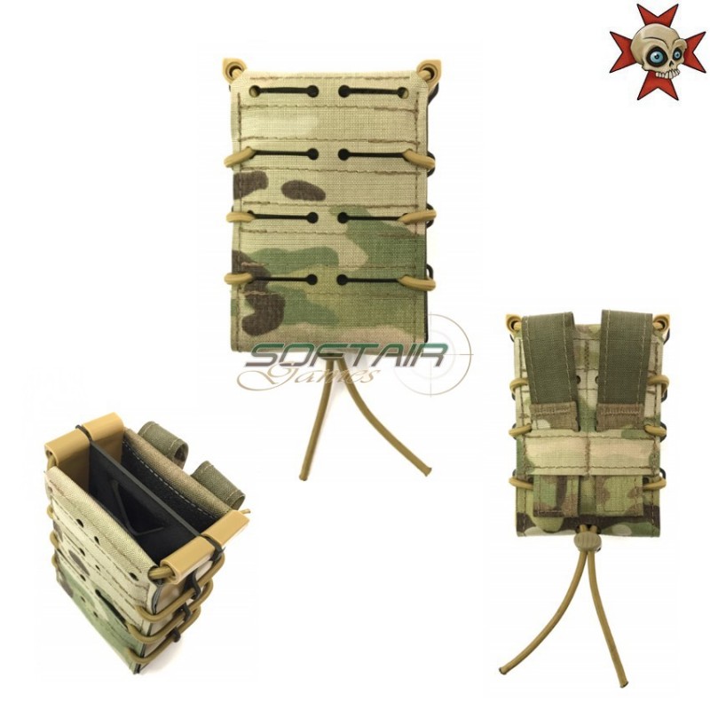 Fast Double Magazine Pouch Multicam Templars Gear (tg-dfmr-mc)