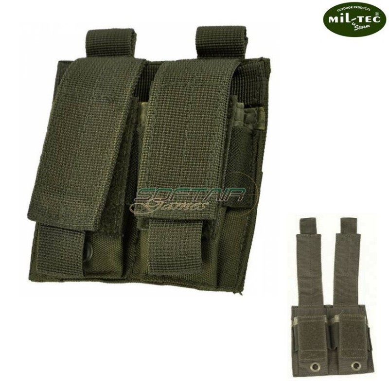 Double Pistol Pouch Olive Drab Mil-tec (13495501)