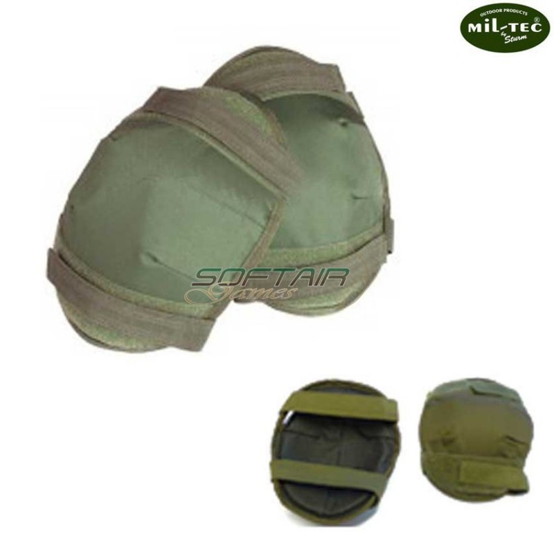 Set Knee Pad Soft Green Mil-tec (16233001)